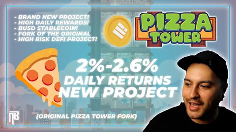 BUSD Pizza Tower | Launching Today! #DeFi #crypto #busd #pizzatower