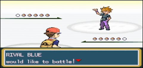 Pokemon Fire Red - Rival 6th Battle: Blue