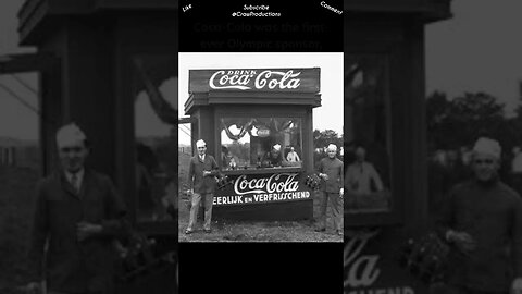 Coca Cola was the first Olympic sponsor #cocacola #shorts