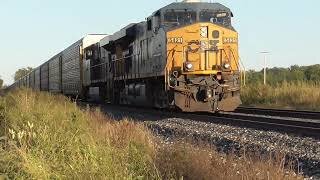 CSX Q215 Autorack Train from Bascom, Ohio September 24, 2021