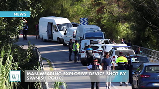 Man Wearing Explosive Device Shot By Spanish Police