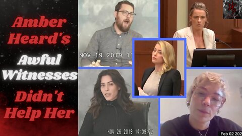 Amber Heard BORES the Jury to Tears With Awful Video Depositions & Sis Whitney Flops on the Stand!