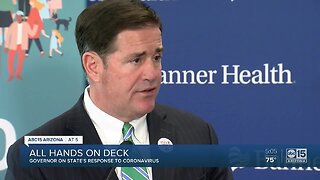 Arizona Governor Doug Ducey talks coronavirus in Arizona