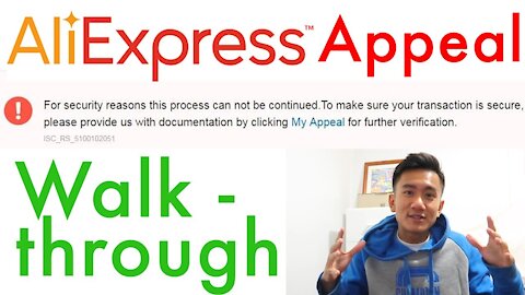 Aliexpress Appeal Walkthrough Guide | Process + Error Solution