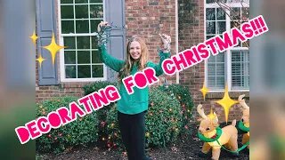 Decorating my house for Christmas!!! + Shopping trip! Gabby's Gallery