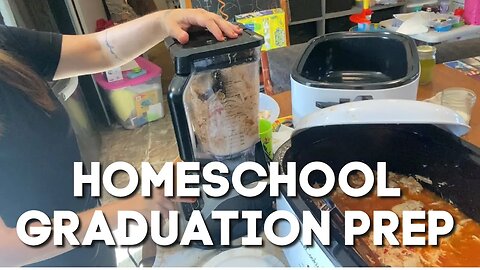 Homeschool Graduation Party Prep || WALMART PICK UP HAUL || LARGE FAMILY MOM OF 10