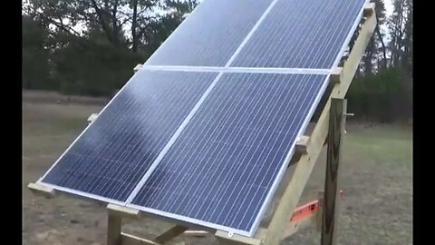 Repaired Water Heater & Built Adjustable Solar Panel Rack