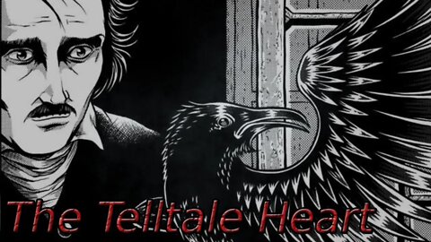 "Edgar Allan Poe's The Tell-Tale Heart" Animated Horror Comic Story Dub and Narration