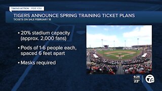 Tigers announce Spring Training changes