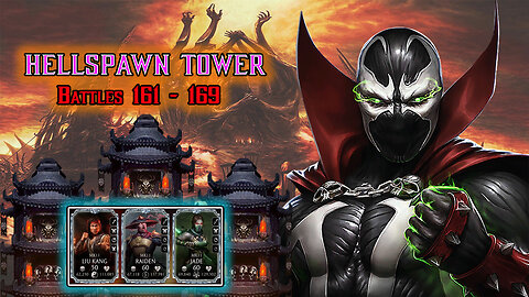 MK Mobile. HELLSPAWN Tower - Battles 161 - 169