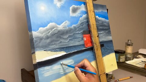 Big Red Lighthouse (Holland, MI) | Relaxing Art Time-lapse