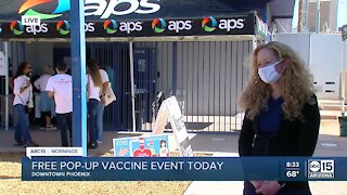 Free pop-up vaccine event in downtown Phoenix