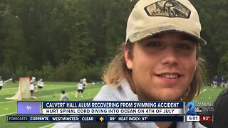Calvert Hall alum recovering from tragic 4th of July swimming accident