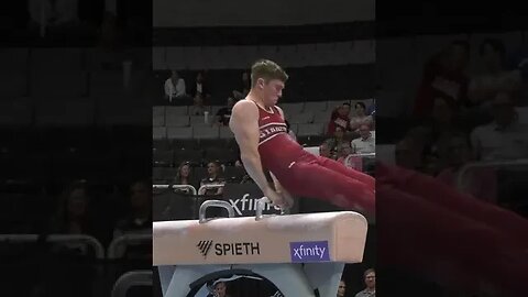 Ian Gunther on Pommel Horse - 2023 Xfinity US Championships Senior Men Day 2 #shorts