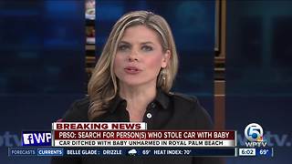 Thief steals vehicle at gas station with infant inside