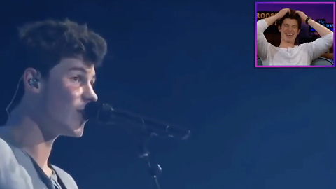Shawn Mendes REACTS To Video Of His Voice Cracking On Stage!