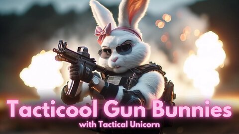 "Tacticool Gun Bunnies" with Tactical Unicorn