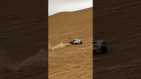 Trophy truck skims the whoops # #glamis #offroad #speed #oldsmobile #dunes