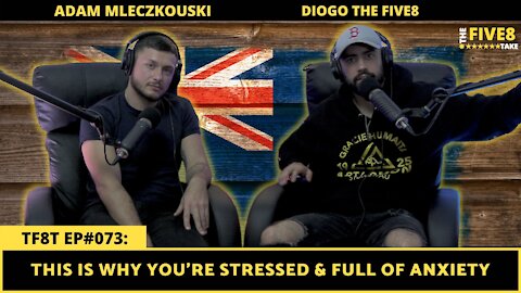 TF8T ep#073: Adam Mleczkouski (The Reason why you're stressed with Deep Anxiety) - THE FIVE8 TAKE