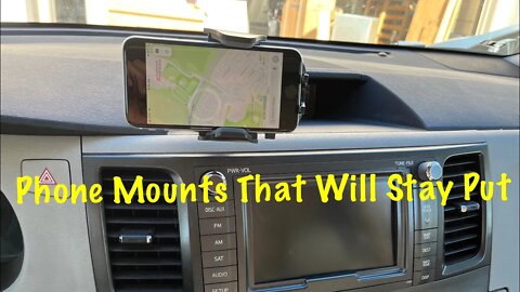 Phone Mounts For My Sienna. 2 Options In One Box. Vicseed mount review