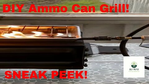 DIY Propane Ammo Can Camp Grill?! #shorts # #howto @selfmayed