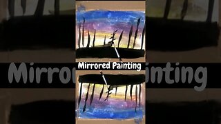 Mirrored Acrylic Painting #shorts