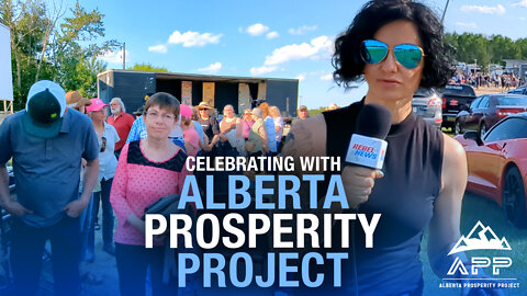 Hundreds converge to Mirror, Alberta, Saturday evening for an Alberta Prosperity Project BBQ
