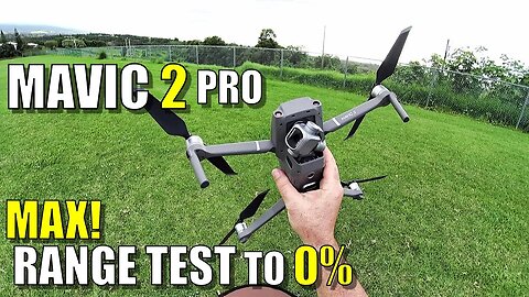 DJI Mavic 2 PRO MAXIMUM Range Test - How Far Until 0% Battery?