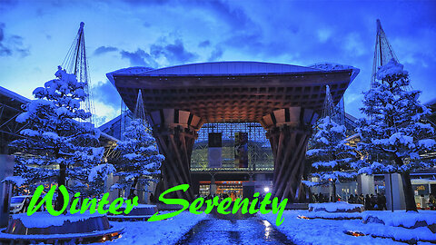 Winter Serenity: Japanese Flute Ambiance for Tranquil Nights