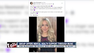 Group offers mental health support virtually through music