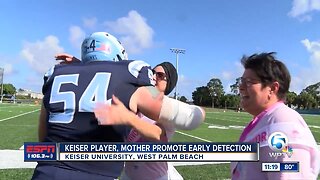 Keiser promotes early detection in breast cancer