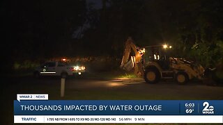 Thousands impacted by water outage in Howard County