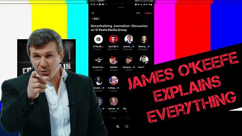 James O'Keefe and WHISTLEBLOWER DEBBIE on Twitter Spaces