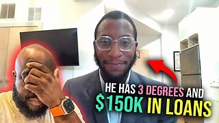 Black Man Has $150,000 In Student Loans From 3 Degrees, Mad At Biden For No Student Loan Forgiveness