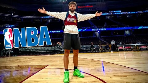 PLAYING ON THE NBA ALL STAR COURT !