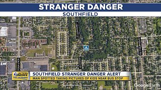 Man spotted taking pictures of kids near bus stop in Southfield