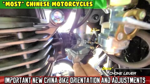 IMPORTANT Chinese bike orientation, major adjustments, parts locations, dos and donts FAQ help