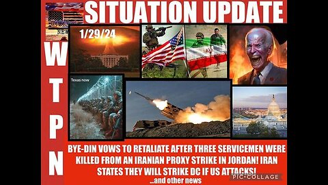SITUATION UPDATE: BIDEN VOWS TO RETALIATE AFTER 3 US TROOPS KILLED & OVER 30 WOUNDED FROM IRANIAN...