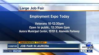 Job expo in Aurora today will help veterans and others