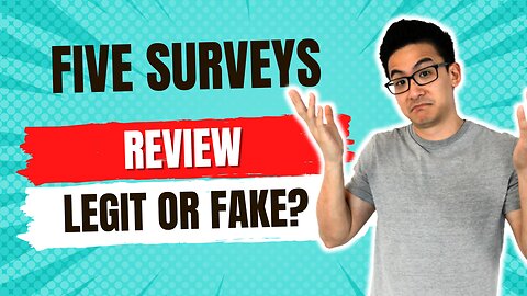 Five Surveys Review - Is This Legit & Can You Hundreds Of Dollars Just Filling Out Surveys? (Umm)...