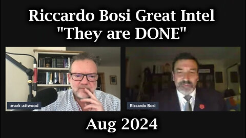 Riccardo Bosi Great Intel "They are DONE"