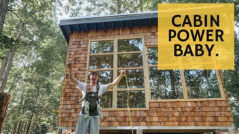 Running Power to the Cabin - Cabin Build 34