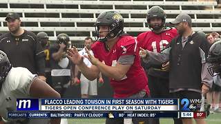 Flacco leading Towson in first year with program