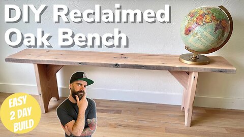 DIY Wood Bench Build || Easy Wood Bench Design