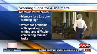 Early warning signs of Alzheimer's