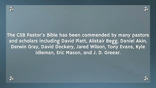Review The Christian Standard Bible CSB