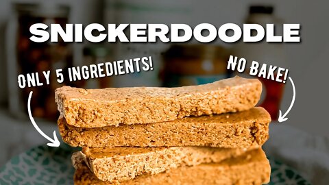 How to make a Homemade Snickerdoodle Protein Bar