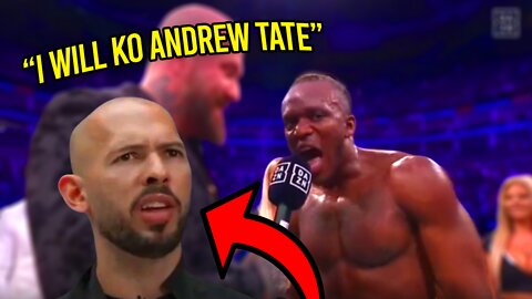 KSI Calls Out Andrew Tate After KO Win