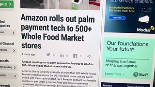 AMAZON LAUNCHES 500 PALM SCAN STORES?? Yikes!!!