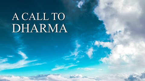 A Call to Dharma